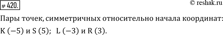 Изображение Упр.420 ГДЗ Муравин 6 класс